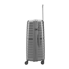 VIP Lightweight Polypropelyne Wheels Multistage Trolley,TSA Lock with Organizer,Elegent Pinstripe Design Luggage Bag with 5 Years International Warranty.