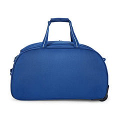 Aristocrat Polyester Solid Pattern In-Line Skate Delta Dft 62 Blue Hard Trolley Bag