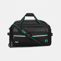 Skybags Polyester In-Line Skate Muse 65 Liters Large Size|Stylish Duffel Trolley Bag with Two Wheels,Two Stage Push Button|Premium Zipper,Travel Bag|3-Year International Warranty-Unisex