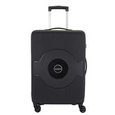 Kamiliant Polypropylene KAM Hard Shell Wheels Double Spinner Suitcase Might DW SP6 Black,Medium