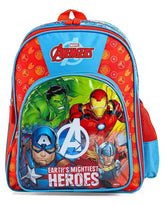 STRIDERS Avengers School Bag for Kids | Lightweight Durable Backpack | Padded Comfortable Straps & Spacious Compartments | Ideal for Preschool Kindergarten & Early Learners | 14 inches
