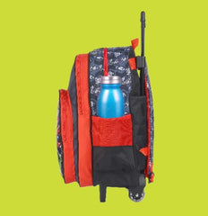 STRIDERS Avengers Kids Trolley School Bag | 16-Inch | Durable Backpack with Wheels | Spacious Compartments | Padded Straps | Perfect for School & Trips