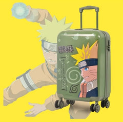 STRIDERS Naruto Kids Luggage Bag | 20-Inch | Durable Anime Travel Suitcase | Spacious Compartments | Smooth Wheels | Perfect for School & Trips