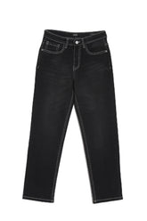 Allen Solly Boy's Regular Jeans (ABDNESGF660966_Black