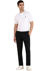 Allen Solly Men's Slim Casual Pants (ASTFQSRFF28714_Black
