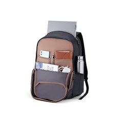 Kamiliant by American Tourister Biz Pro Casual Laptop Backpack with Laptop Compartment Ergonomically Designed with Bottle Holder for Men And Women - Black