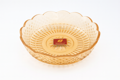 Goyalsons Household Glass Dish Colored Snack Set