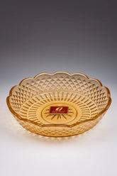 Goyalsons Household Glass Dish Colored Snack Set