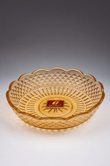 Goyalsons Household Glass Dish Colored Snack Set