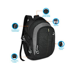 Skybags Chester Plus Laptop Backpack Black