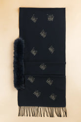 Goyalsons Accessories W Stole Ladies O9191-171 Navy