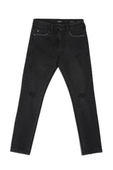 Allen Solly Girl's Slim Jeans (AGDNESLFM78609_Black