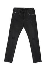 Allen Solly Girl's Slim Jeans (AGDNESLFM78609_Black