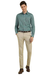 Allen Solly Men's Slim Fit Shirt (ASSFQSPBN79169_Green