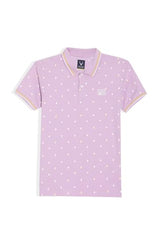 Allen Solly Boy's Regular Fit T-Shirt (ABKPERGFE23014_Lilac