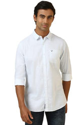 Allen Solly Men's Regular Fit Shirt (ALSFACUF045359_Light Blue