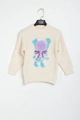 Goyalsons Girls Woolen Top O9202-01 Peach