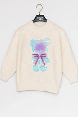 Goyalsons Girls Woolen Top O9202-01 Off White - Goyalsons ShopMax