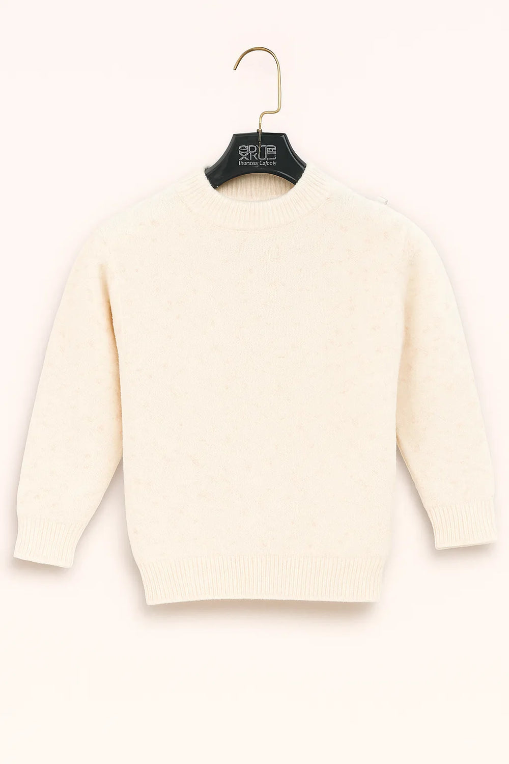 Goyalsons Girls Woolen Top O9202-01 Off White - Goyalsons ShopMax