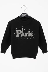 Goyalsons Girls Woolen Top O9202-02 Black