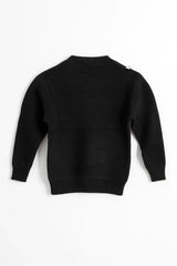 Goyalsons Girls Woolen Top O9202-02 Black