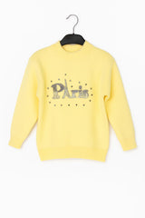 Goyalsons Girls Woolen Top O9202-02 Yellow