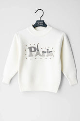 Goyalsons Girls Woolen Top O9202-02 Off White