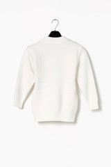 Goyalsons Girls Woolen Top O9202-02 Off White - Goyalsons ShopMax