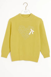 Goyalsons Girls Woolen Top O9202-03 Green