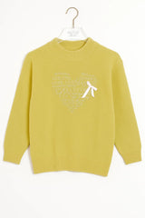 Goyalsons Girls Woolen Top O9202-03 Green