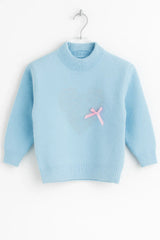 Goyalsons Girls Woolen Top O9202-03 Blue