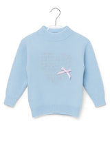 Goyalsons Girls Woolen Top O9202-03 Blue