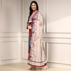 Biba Women's Rayon Kurta Bottom Dupatta