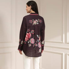 Biba Women's Cotton Printed Straight Top