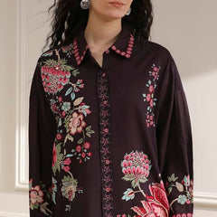 Biba Women's Cotton Printed Straight Top