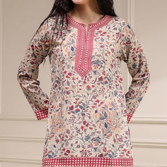 Biba Women's Polyester Printed Straight Kurti