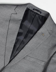 Arrow Men's Polyester Single Breasted Business Suit Pants Set (AREU5087A_Grey