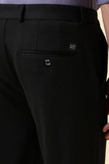 Allen Solly men's casual trousers in khaki color, shown with a regular fit, belt loops, and front pockets.