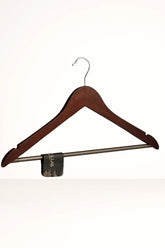 Goyalsons Household Hanger Wooden Wooden Dark Brown