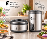 Sanjeev Kapoor Khao Pio Casserole 2L & Insulated Jug 3.5L Set