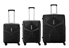 VIP Aristocrat Slay 55, 66 & 75 Polyproplyene Hard-Sided 4 Wheels Spinner Luggage Set of 3 Trolley Bags for Travel with Combination Lock| 5 Years Warranty
