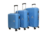 VIP Aristocrat 4 pcs 55, 66 & 76 Hard Polypropylene Wheels Luggage Set of 3 Trolley and 52 Duffle with Elegent Color,Pattern,Xtra Strong Zipper,7 Years International Warranty
