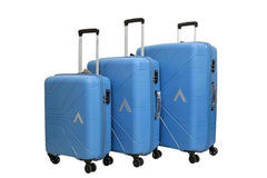 VIP Aristocrat 4 pcs 55, 66 & 76 Hard Polypropylene Wheels Luggage Set of 3 Trolley and 52 Duffle with Elegent Color,Pattern,Xtra Strong Zipper,7 Years International Warranty
