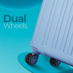 Safari Linea Wheels 69 Medium Check-in Trolley Bag Hard Case Polycarbonate 360 Degree Wheeling System Luggage, Trolley Bags for Travel, Suitcase for Travel, Pearl Blue