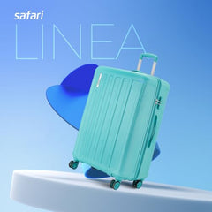 Safari Linea Wheels 56 Small Cabin Trolley Bag Hard Case Polycarbonate 360 Degree Wheeling System Luggage, Trolley Bags For Travel, Speed_Wheel Suitcase For Travel, Spearmint