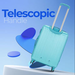 Safari Linea Wheels 56 Small Cabin Trolley Bag Hard Case Polycarbonate 360 Degree Wheeling System Luggage, Trolley Bags for Travel, Speed_Wheel Suitcase for Travel, Spearmint