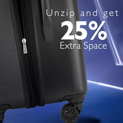 Safari Cargomax Tsa Lock,Securi Antitheft Zipper,Expander, Wheels 1 Large Check-In Speed_Wheel Trolley Bag Hard Case Polycarbonate 360 Degree Wheeling System, Luggage,Trolley Bags,Gunmetal