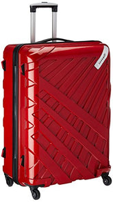 Safari Strobe Polycarbonate s New Red Hard Sided Large Suitcase
