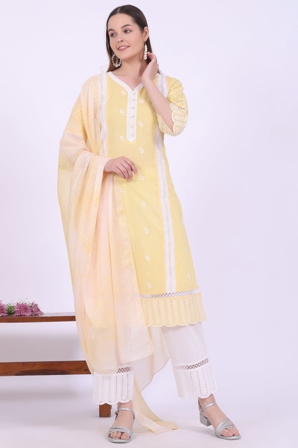 Aurelia Ladies Western Kurti 3Pcs Set As15778 E608021 - Goyalsons ShopMax