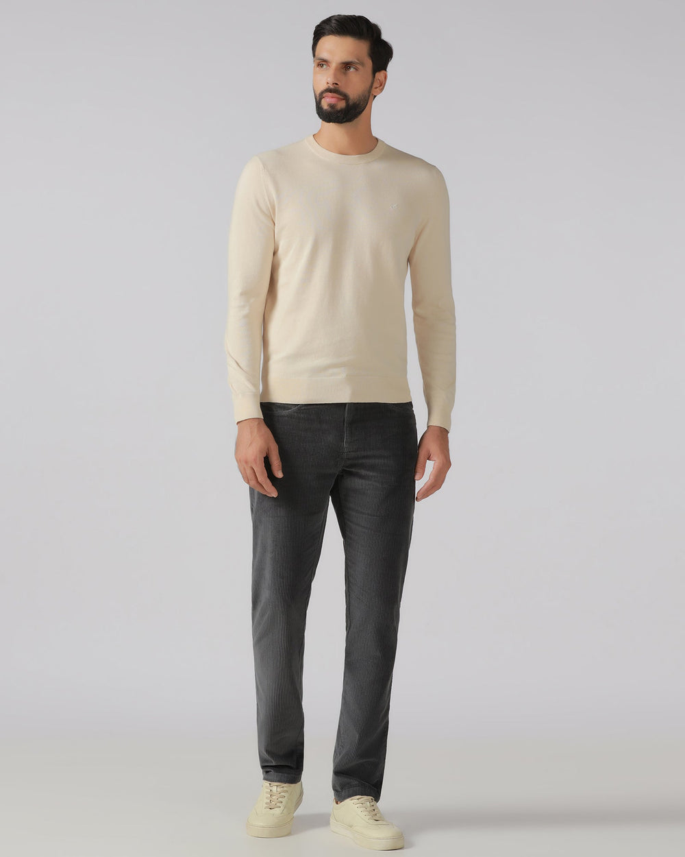Blackberry Mens Pullover En-Ss-Mario Beige - Goyalsons ShopMax